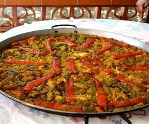 La paella de verduras