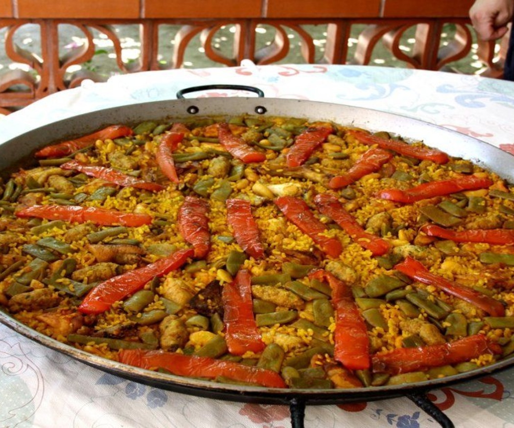 La paella de verduras